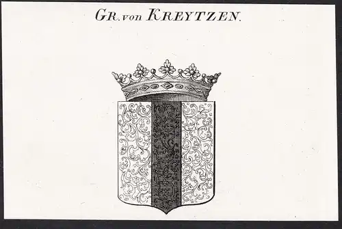 Gr. von Kreytzen -  Wappen coat of arms
