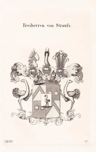 Freiherren von Strauss - Wappen coat of arms
