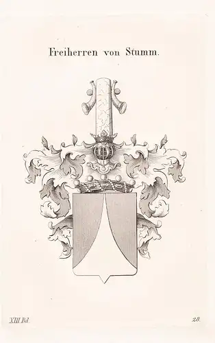 Freiherren von Stumm - Wappen coat of arms