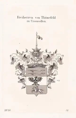 Freiherren von Thünefeld zu Ursensollen - Wappen coat of arms