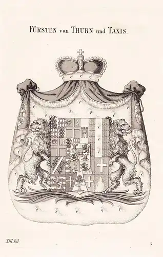 Fürsten von Thurn und Taxis - Wappen coat of arms
