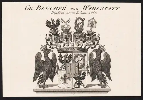 Gr. Blücher von Wahlstatt -  Wappen coat of arms