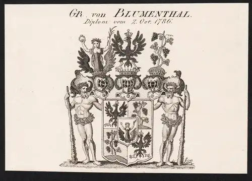 Gr. von Blumenthal -  Wappen coat of arms