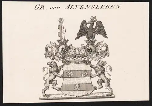 Gr. von Alvensleben -  Wappen coat of arms