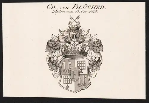Gr. von Blücher -  Wappen coat of arms