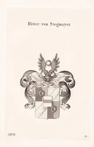 Ritter von Stegmayer - Wappen coat of arms