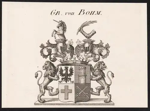 Gr. von Bohm -  Wappen coat of arms