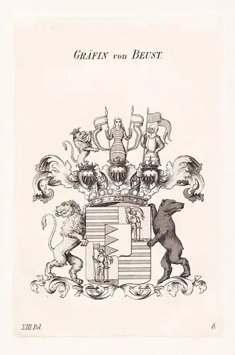 Gräfin von Beust - Wappen coat of arms