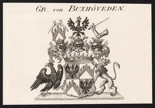 Gr. von Buxhöveden -  Wappen coat of arms