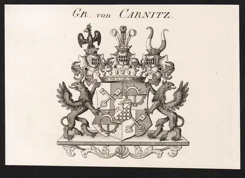 Gr. von Carnitz -  Wappen coat of arms