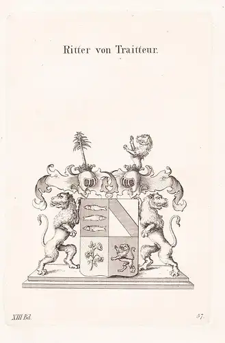Ritter von Traitteur - Wappen coat of arms