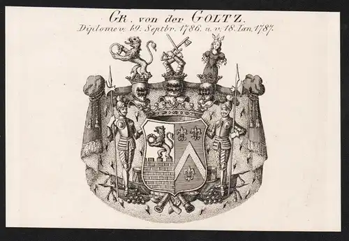 Gr. von der Goltz -  Wappen coat of arms