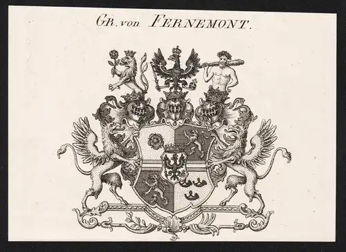 Gr. von Fernenmont -  Wappen coat of arms