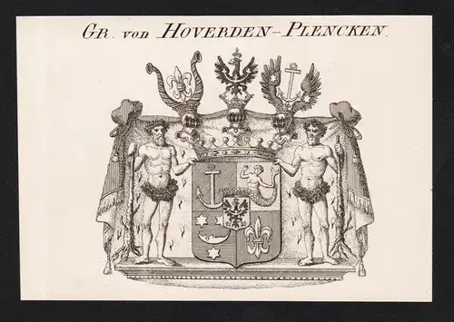 Gr. von Hoverden Plencken -  Diepenbrök Wappen coat of arms