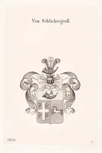 Von Schlichtegroll - Wappen coat of arms