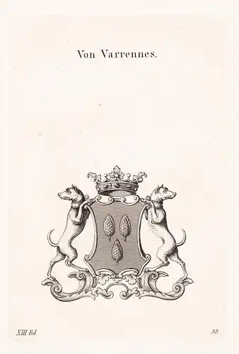 Von Varrennes - Wappen coat of arms