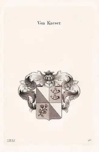 Von Kaeser - Käser Wappen coat of arms