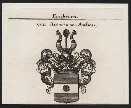 Freiherren von Aufsess zu Aufsess - Wappen coat of arms