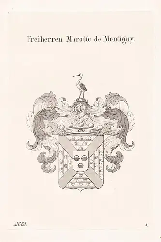 Freiherren Marotte de Montigny - Wappen coat of arms