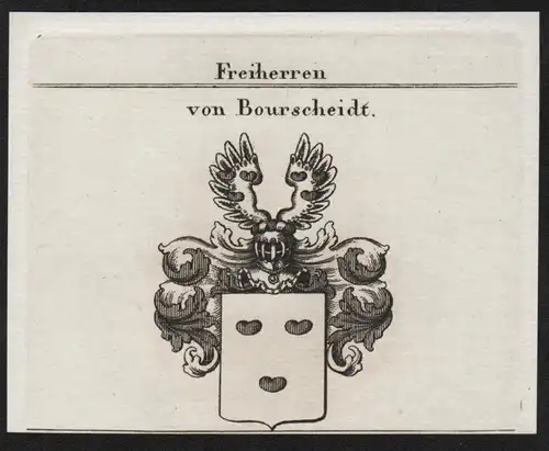 Freiherren von Bourscheidt - Wappen coat of arms