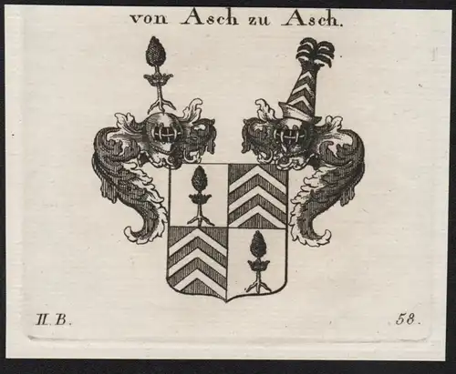 Von Asch zu Asch - Wappen coat of arms