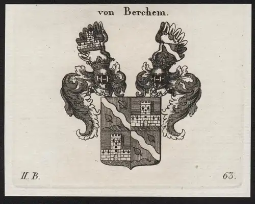 Von Berchem - Wappen coat of arms