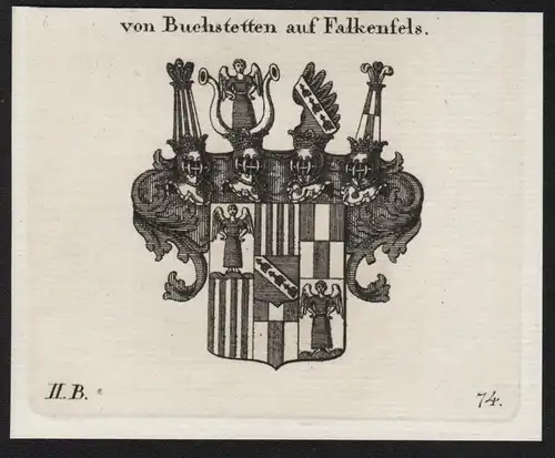 Von Buchstetten auf Falkenfels - Wappen coat of arms