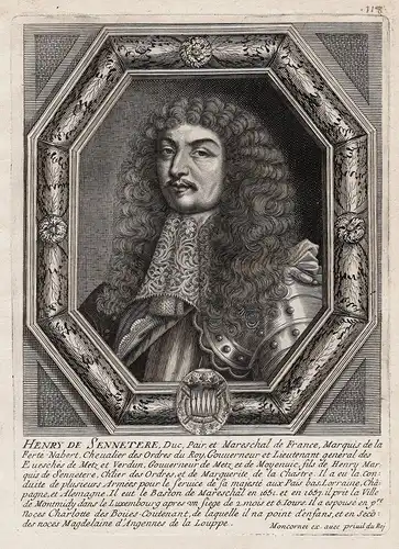 Henry de Sennetere, Duc, Pair, et Mareschal de France... - Henri de la Ferté-Senneterre (1599-1681) Lorraine m