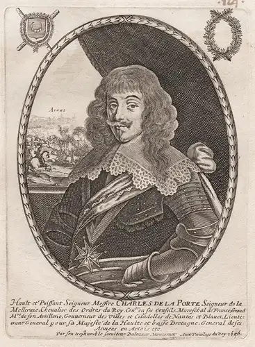 Hault et Puissant Seigneur Charles de la Porte... - Armand-Charles de la Porte (1632-1713) Mazarin Meilleraye