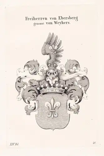 Freiherren von Ebersberg, genannt von Weyhers - Wappen coat of arms