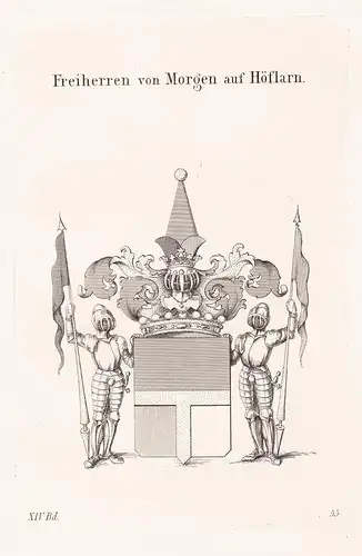 Freiherren von Morgen auf Höflarn - Wappen coat of arms