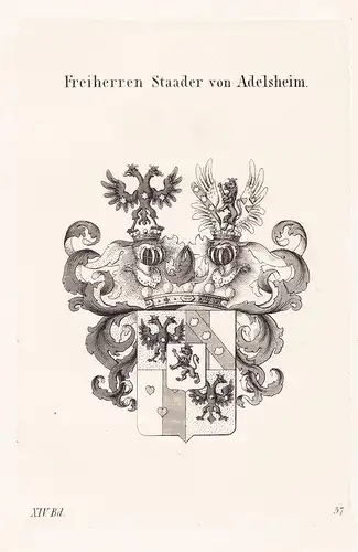 Freiherren Staader von Adelsheim - Wappen coat of arms