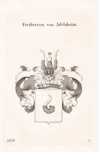 Freiherren von Adelsheim - Wappen coat of arms