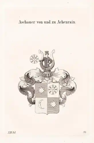 Aschauer von und zu Achenrain - Wappen coat of arms