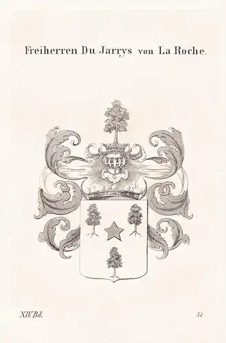 Freiherren Du Jarrys von La Roche  - Wappen coat of arms