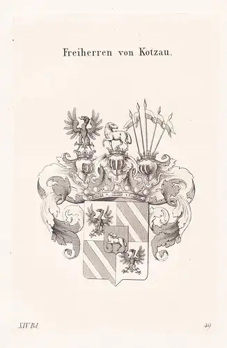 Freiherren von Kotzau - Wappen coat of arms