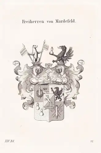 Freiherren von Mardefeld - Wappen coat of arms