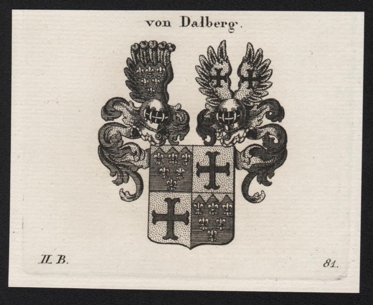 Von Dalberg - Wappen coat of arms Nr. 1413814769 - oldthing: Sonstige ...