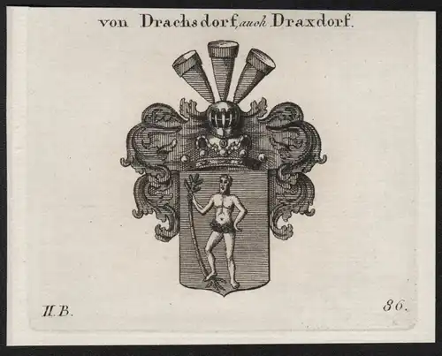 Von Drachsdorf,auch Draxdorf - Wappen coat of arms