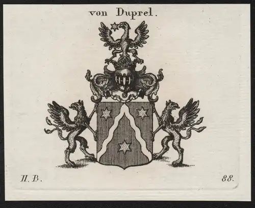 Von Duprel - Wappen coat of arms