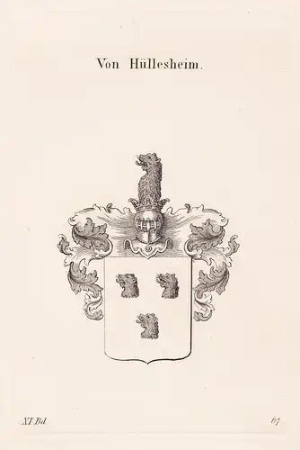 Von Hüllesheim - Wappen coat of arms