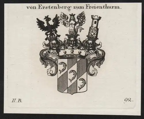 Von Erstenberg zum Freienthurm - Wappen coat of arms