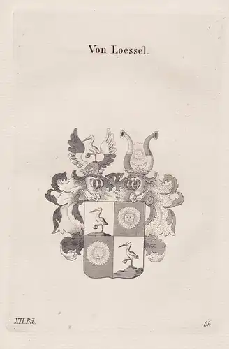 Von Loessel - Lössel Wappen coat of arms