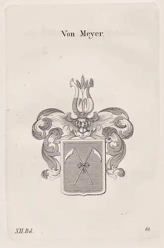 Von Meyer - Wappen coat of arms