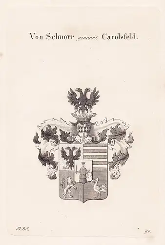 Von Schnorr genannt Carolsfeld - Wappen coat of arms