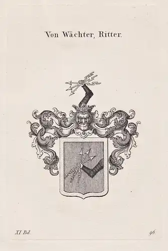 Von Wächter, Ritter - Wappen coat of arms