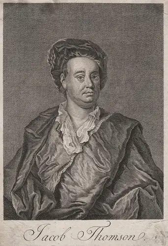 Jacob Thomson - Jacob Thomson (1700-1748) Scottish poet playwright Scotland writer Portrait