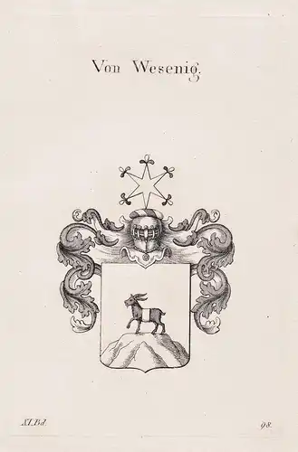 Von Wesenig - Wappen coat of arms