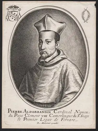 Pierre Aldobrandin Cardinal... - Pietro Aldobrandini (1571-1621) Cardinal Roma Portrait