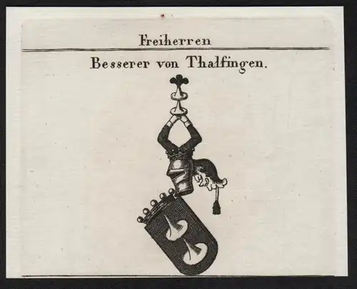 Freiherren Besserer von Thalfingen - Wappen coat of arms
